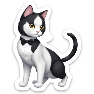 Gay King Kong Super duper Transcendent celestial infinity cosmic galactic energy Mega neon unicorn dragon hydra hyper rare golden penguin Golden Divine god angel Omni Black and white Super muscular Buff sigma Gigachad cat full body tuxedo colored  sticker