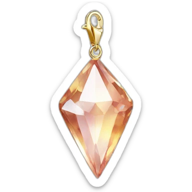 crystal charm sticker