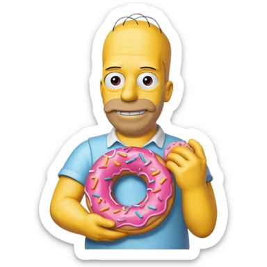Homer simson sticker