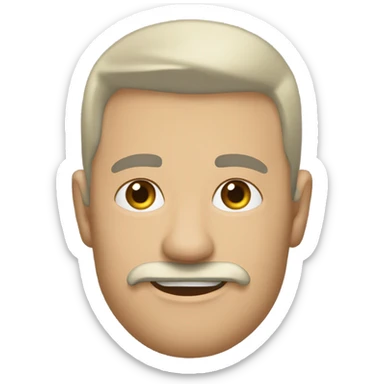 Смайл із ф в руці sticker