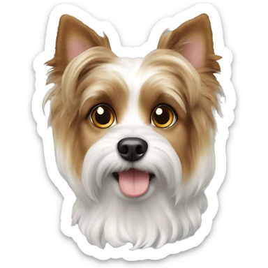 Biewer dog sticker