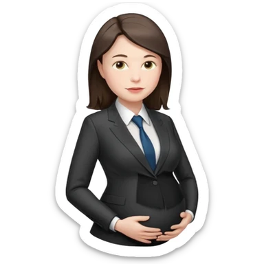 pregnant elon musk sticker