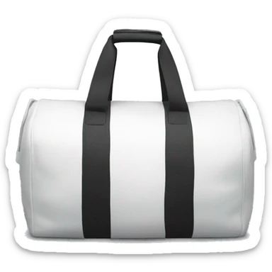 white gym bag  sticker