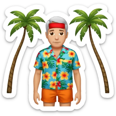 Epstein on island  sticker