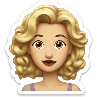 La belle et la bête sticker