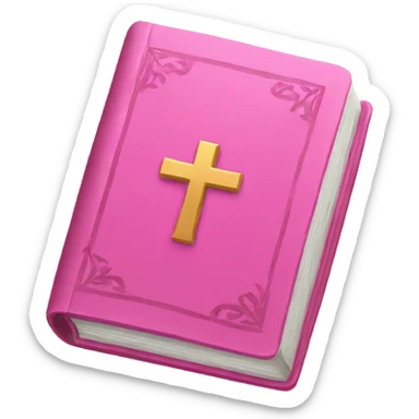 Pink Bible  sticker
