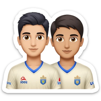 Shubman gillan and Ishan kishan  sticker