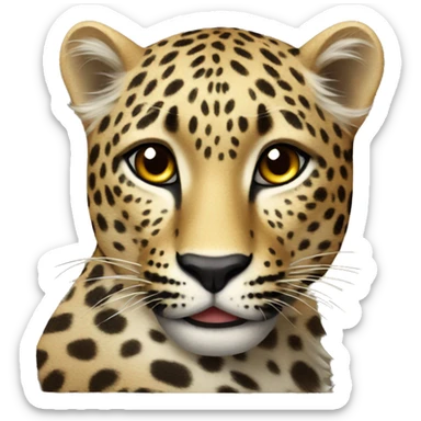 leopard sticker