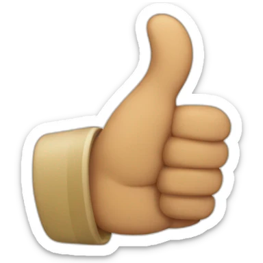 tesak thumbs up sign  sticker