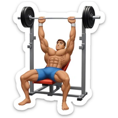 close-grip flat-benchpress sticker