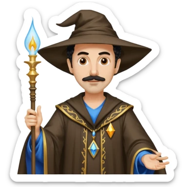 Borat definition of mage sleeve sticker