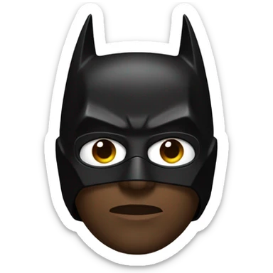 Black Batman  sticker