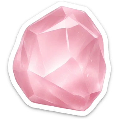 a rose quartz  sticker