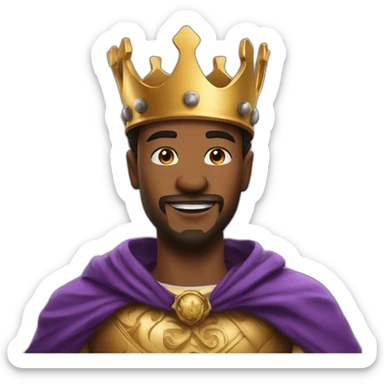 A king on smash or pass sticker