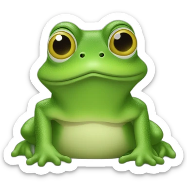 Grenouille-rigole sticker