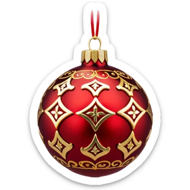 christmas ornament Oh Well  sticker