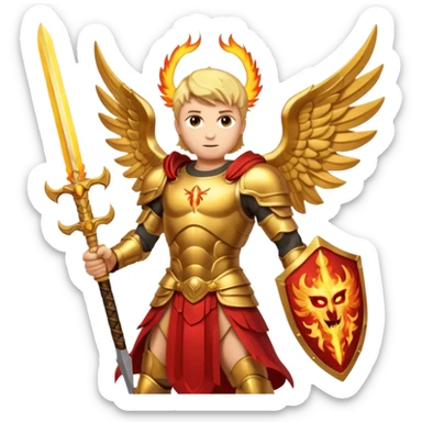 archangel michael  sticker