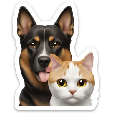 dog-cat-dog-dog sticker