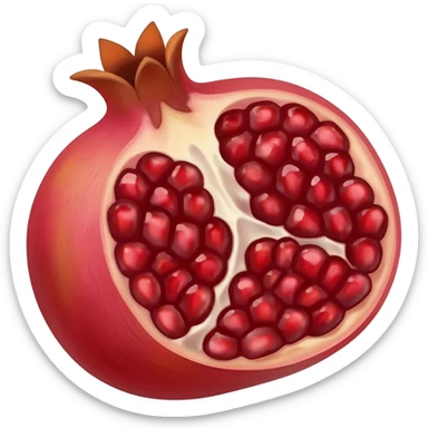 Pomegranate emoji sticker