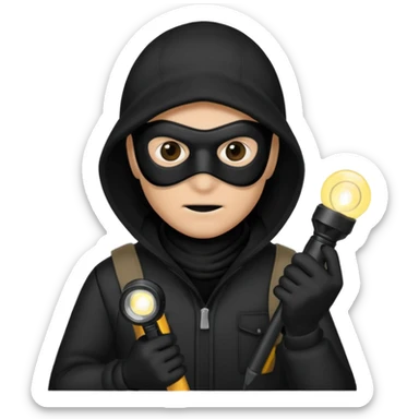 Burglar sticker