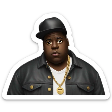 Notorious big sticker