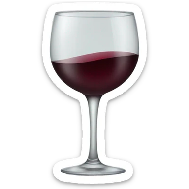 Wine glass  sticker