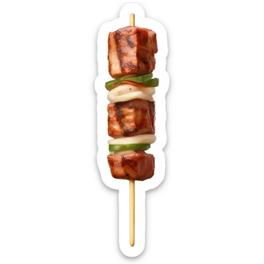 kebab meat skewer sticker