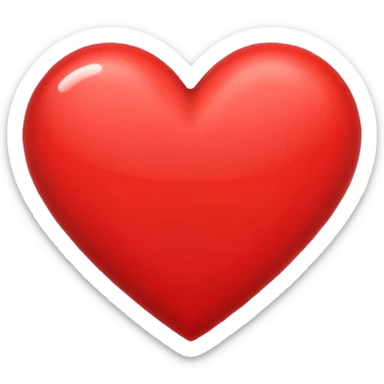 done line heart sticker