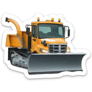 Snowplow sticker