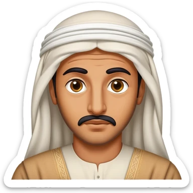 Arab man sticker