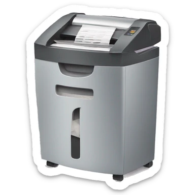 paper-shredder sticker