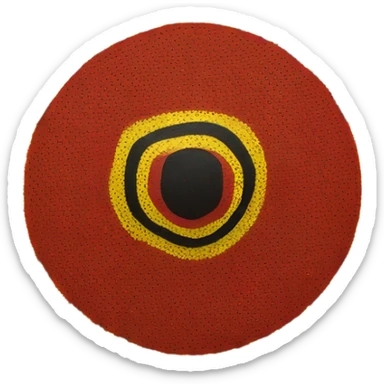 Aboriginal flag sticker