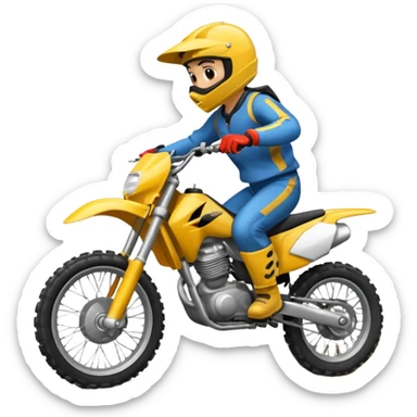 Moto trail sticker