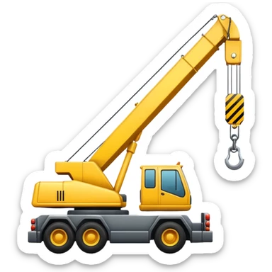 grue de chantier sticker