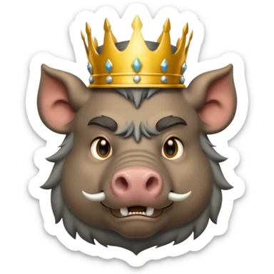 boar King  sticker