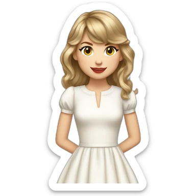 Taylor swiftie com uma criança negra sticker