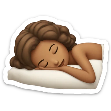 Sleeping Girl sticker