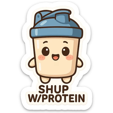 skup with protein sticker