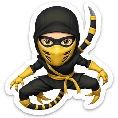 scorpion mortal kombat sticker