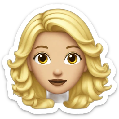 girl-with-manicure-and-blond-hair-fasepalming sticker