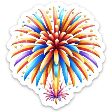 fireworks sticker