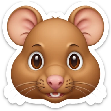 Rato fortão sticker
