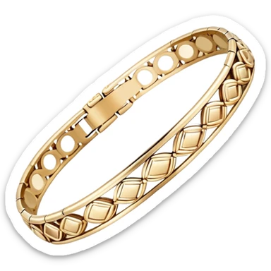 Bracelet – Champagne Gold, width and height of image must be equal in size sticker