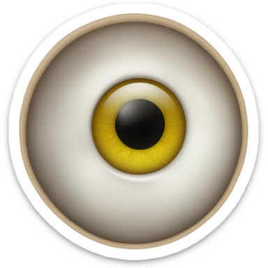 Eyeballs in an eyeball sticker
