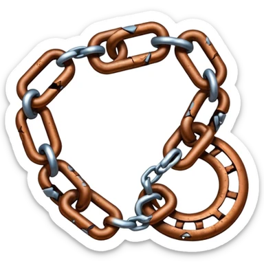 BROKEN chain sticker
