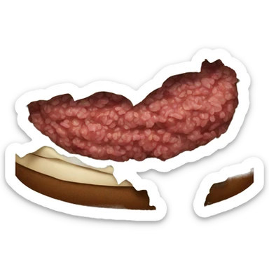ground meat wrapped in grape leaves dish burger sticker