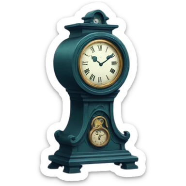 haunted mansion clock disney sticker