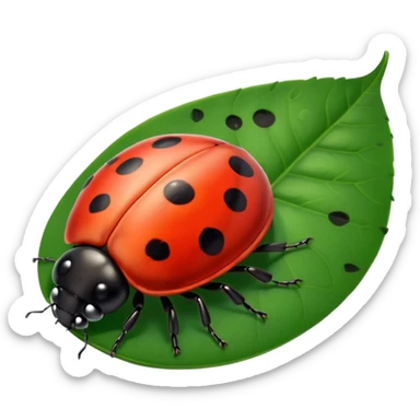 ladybug sticker