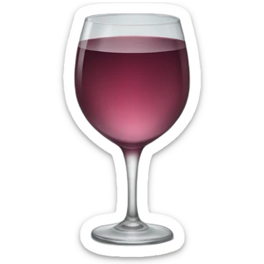 glass of wine sobbing sticker