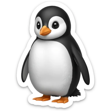 Penguin sticker